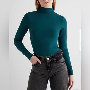 Body Contour High Compression Mock Neck Long Sleeve Bodysuit